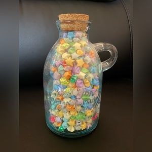 Origami stars with jar